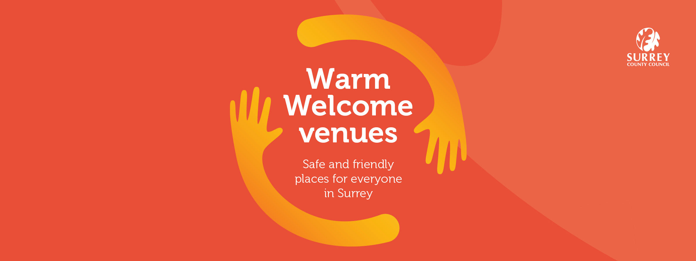Warm Welcome Venues logo from Surrey County Council